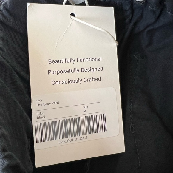 NWT Everlane The Easy Pant Pull On Black Size Medium - Picture 11 of 13